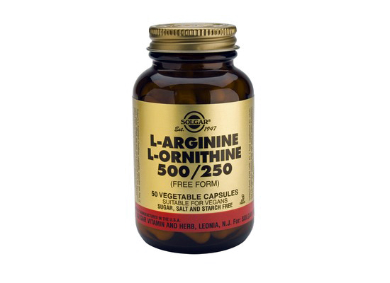 Solgar L-Arginine L-Ornithine 500/250mg 50veg.caps