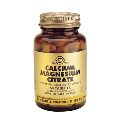 Solgar Calcium Magnesium Citrate tabs 100s