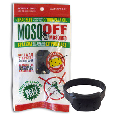 Mosqoff Εντομοαπωθητικό Βραχιόλι (Μαύρο)