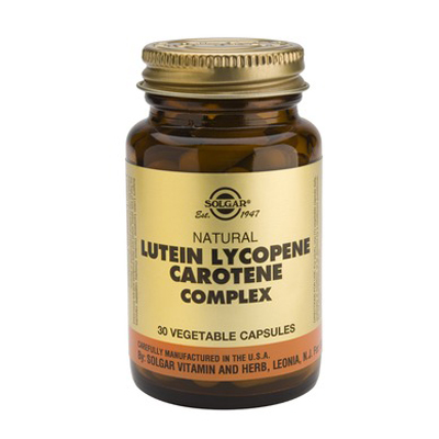 Solgar Lutein Lycopene Carotene Complex veg. caps 30s