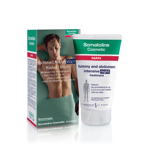 Somatoline Cosmetic Man Εντατική Αγωγή νύχτας Κοιλιά – Μέση 150ml