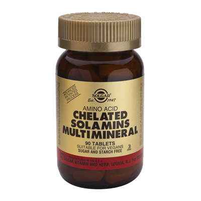 Solgar Chelated Solamins Multi Mineral tabs 90s