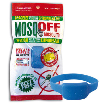 Mosqoff Mosquito Repellent Bracelet (Blue)