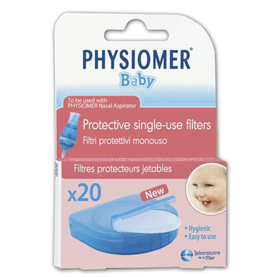 Physiomer Baby Protective Single-Use Filters 20 pieces