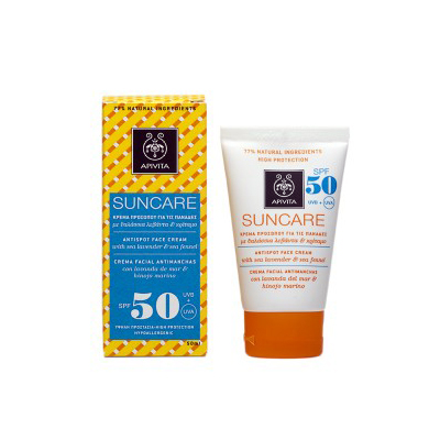 Apivita Suncare Sunscreen Antispot Face Cream SPF50 50ml