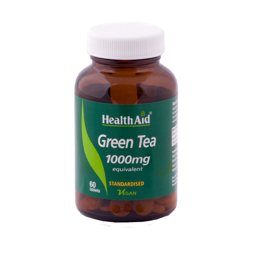 Health Aid Green Tea 1000mg Standardised 60 tablets