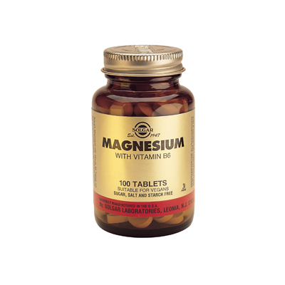 Solgar Magnesium + Vitamin B6 tabs 100s