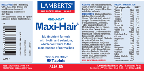 Lamberts Maxi Hair 60 tabs