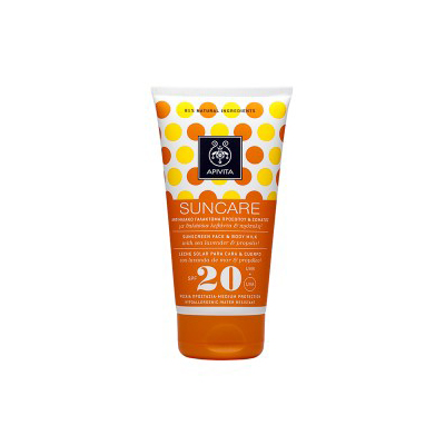 Apivita Suncare Sunscreen Face & Body Milk  SPF20 150ml
