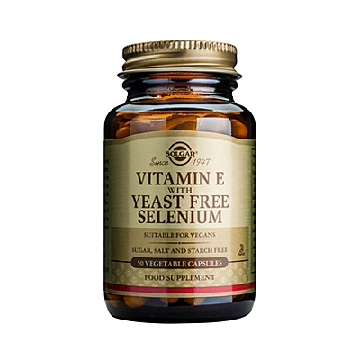 Solgar Vitamin E with Yeast Free Selenium veg. caps